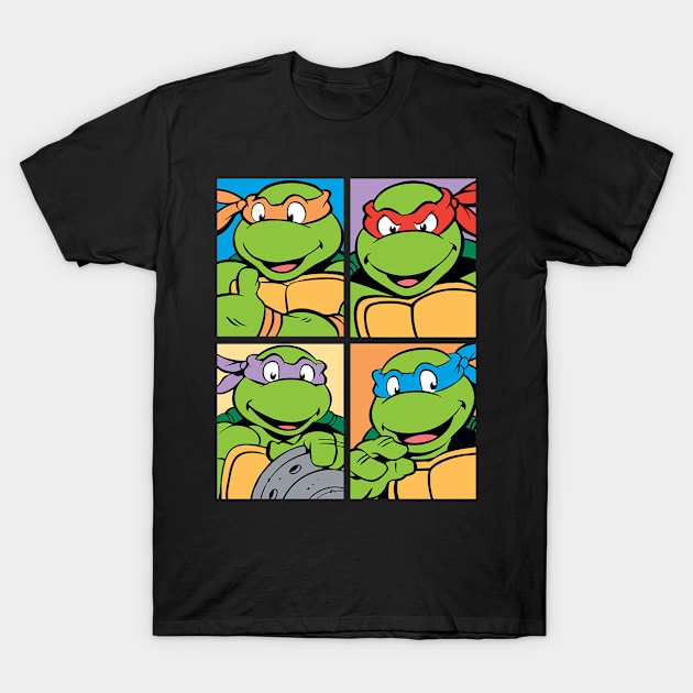 Retro Tmnt Funny Gifts Men T-Shirt by Femme Fantastique